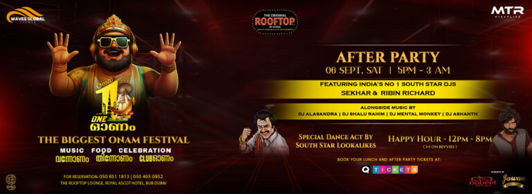 ONE ONAM AFTER PARTY