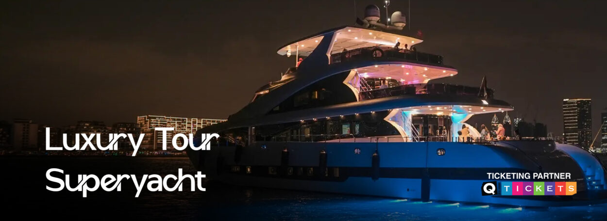 Luxury yacht tour Dubai