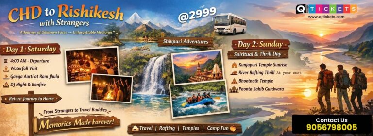 Chandigarh to Rishikesh