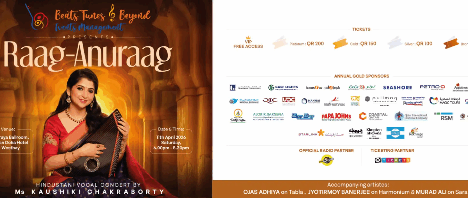 RAAG-ANURAAG: A Soulful Evening of Hindustani Classical Music 