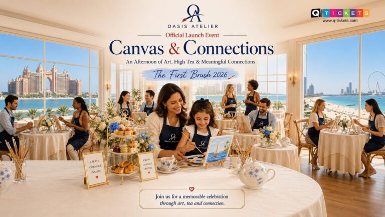 Dubai paint and tea experience