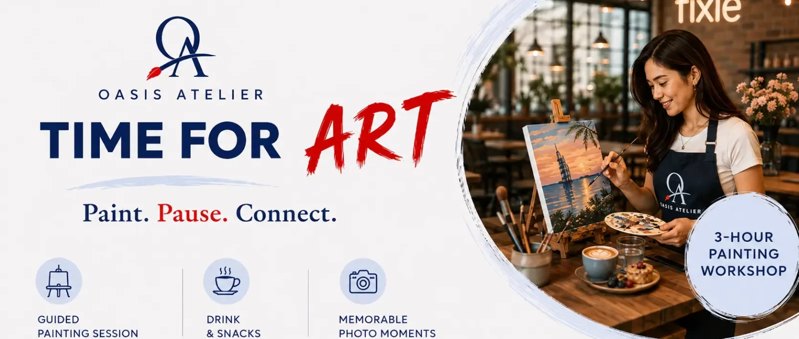 Time for Art: A 3-Hour Painting Workshop in Dubai