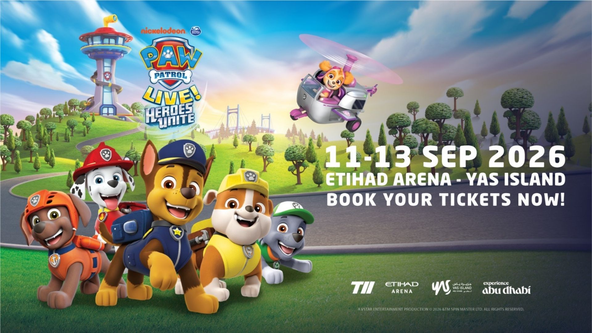 PAW Patrol UAE Tickets