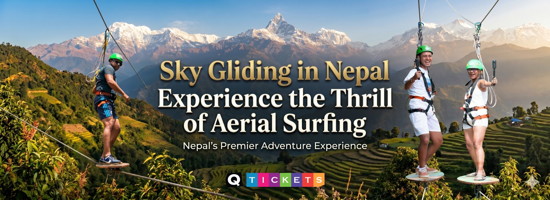 sky gliding in Nepal