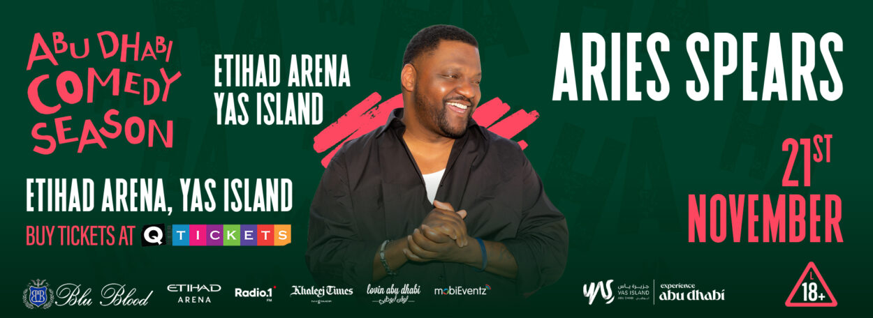 aries spears live in uae